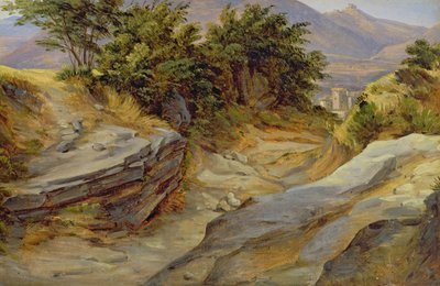 Italiaans Berglandschap, ca. 1824 door Joachim Faber